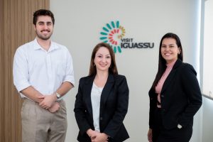 Equipe de MICE - Edimar Rockembach, Maira Dalcin e Pamela Cibils