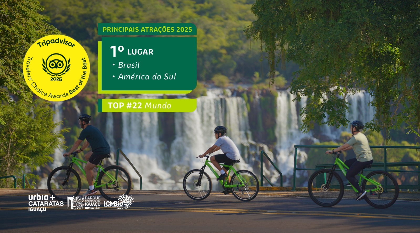 Cataratas do Iguaçu é eleita a melhor atração do Brasil e América Latina pelo Tripadvisor