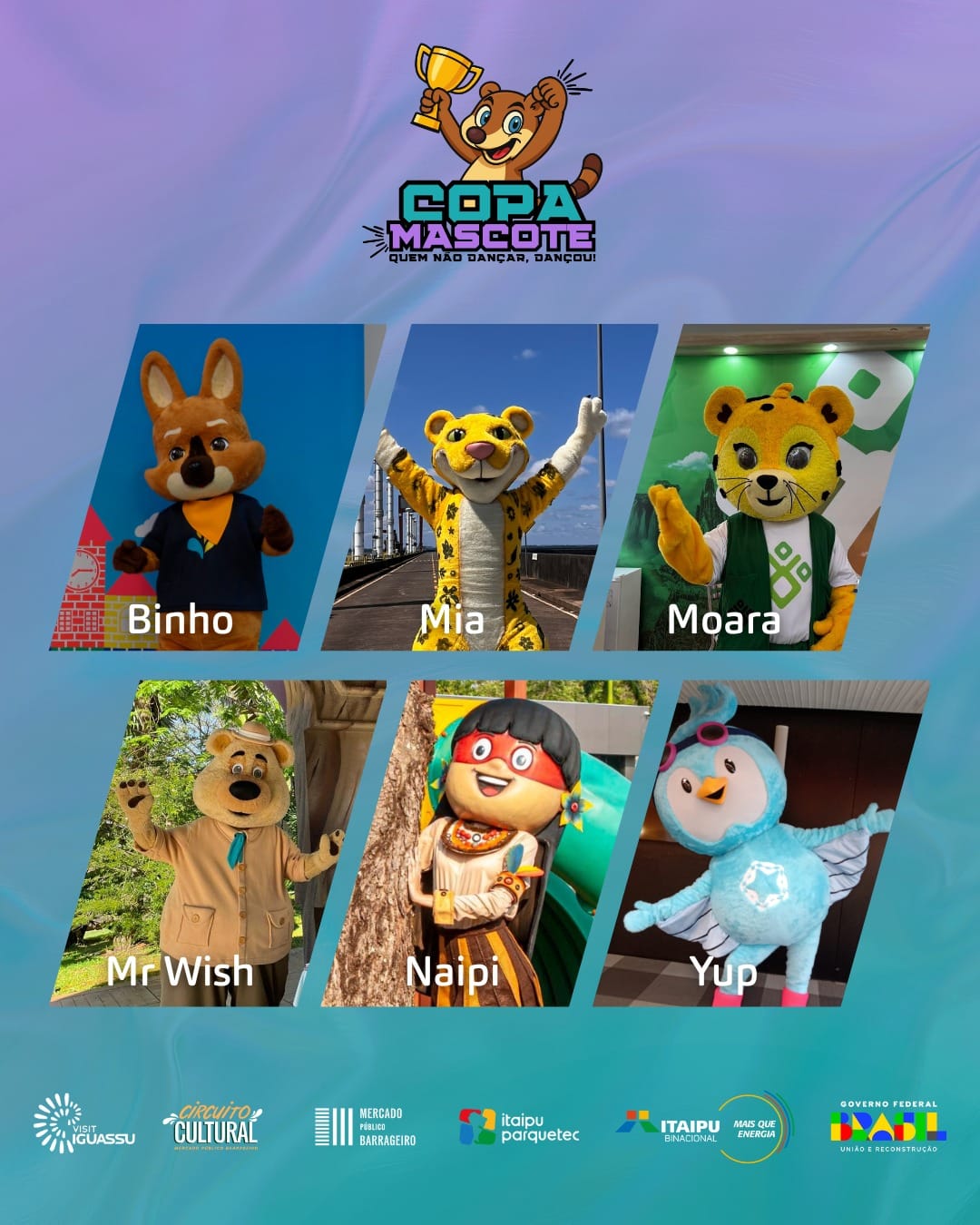 Competição inédita reúne mascotes em performances divertidas dentro da programação do MB Geek