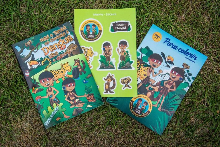 NAIPI E TAROBÁ LIVROS DE COLORIR